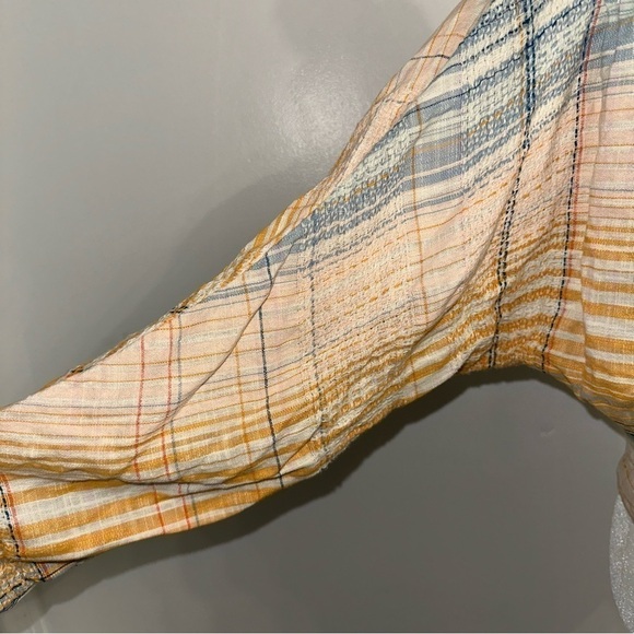 Free People We The Free Maldives Surplice Wrap Top Dolman Wrap Shirt Women’s L - Picture 8 of 12